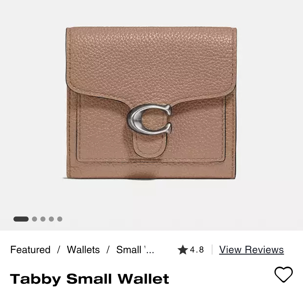 Coach Tabby Small Wallet